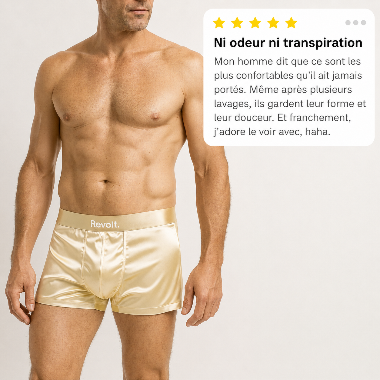 Revolt Boxer en soie | Confort premium, écoresponsable